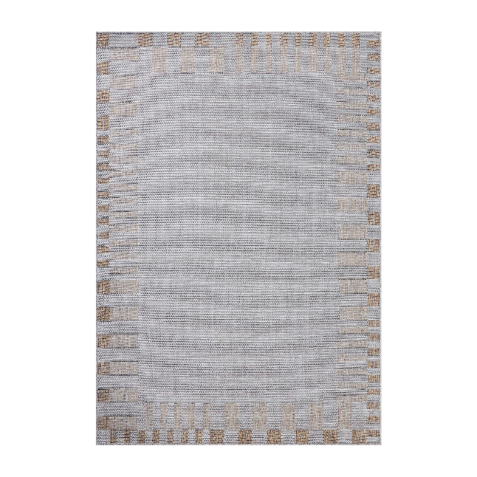 Amber Lewis x Loloi Topanga Silver / Natural Rug 5-Rugs - indoor/outdoor Loloi
