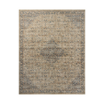 Loloi Heritage Sage / Navy Rug 0-RUGS-patterned Loloi