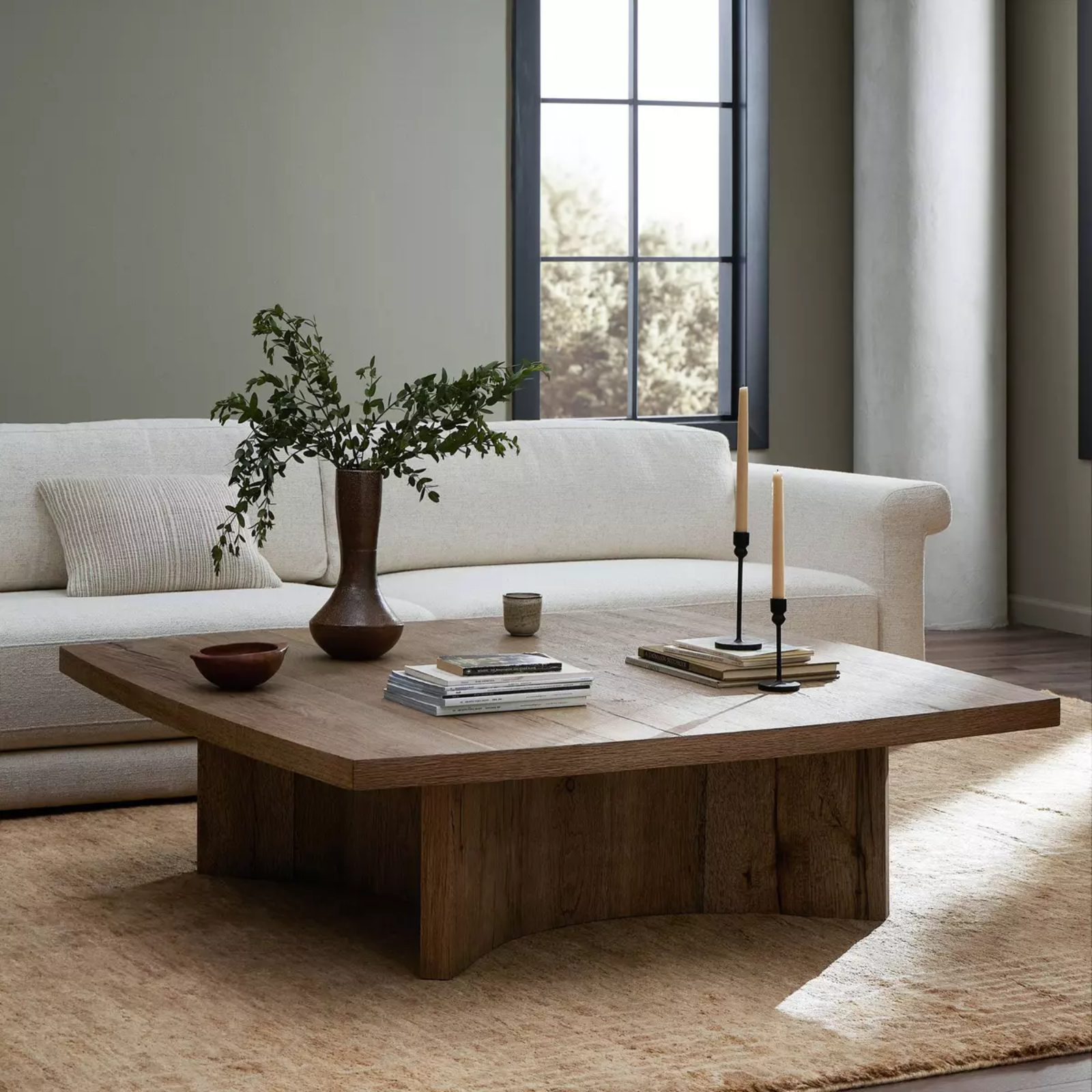 Bella Square Coffee Table 4 - c - FURNITURE - coffee table - square Four Hands