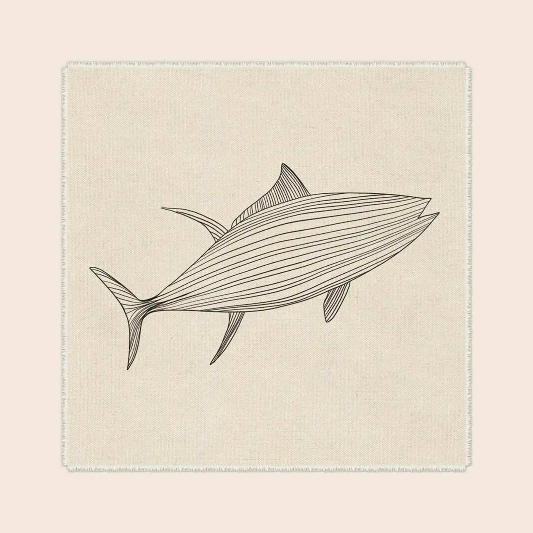 "Fishing Line VI" Framed Art Print ARTWORK - framed art Wendover Art Group