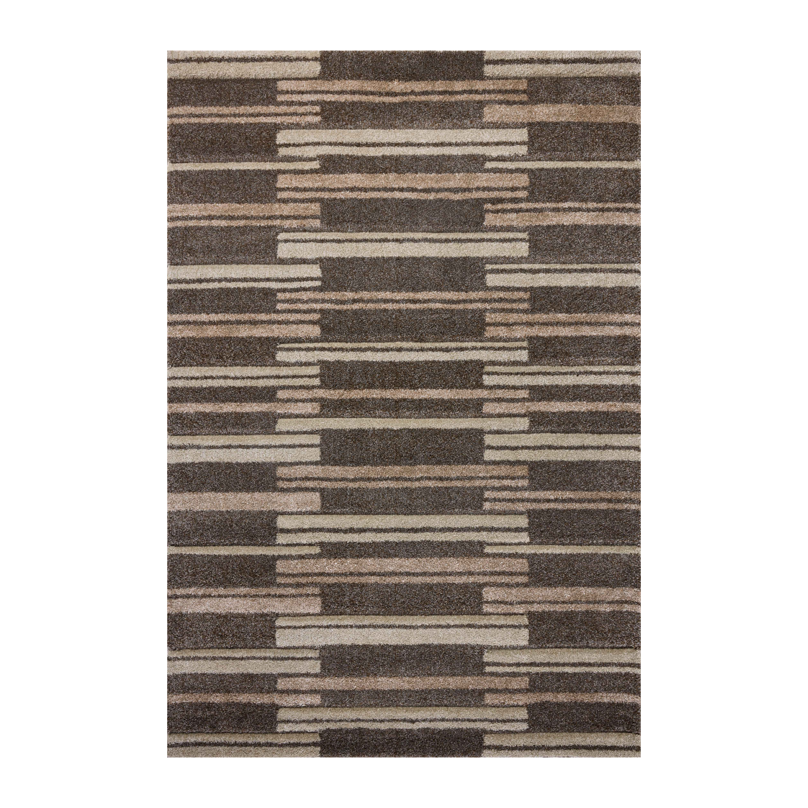 Loloi Silas Mocha / Champagne Rug 0-RUGS-patterned Loloi