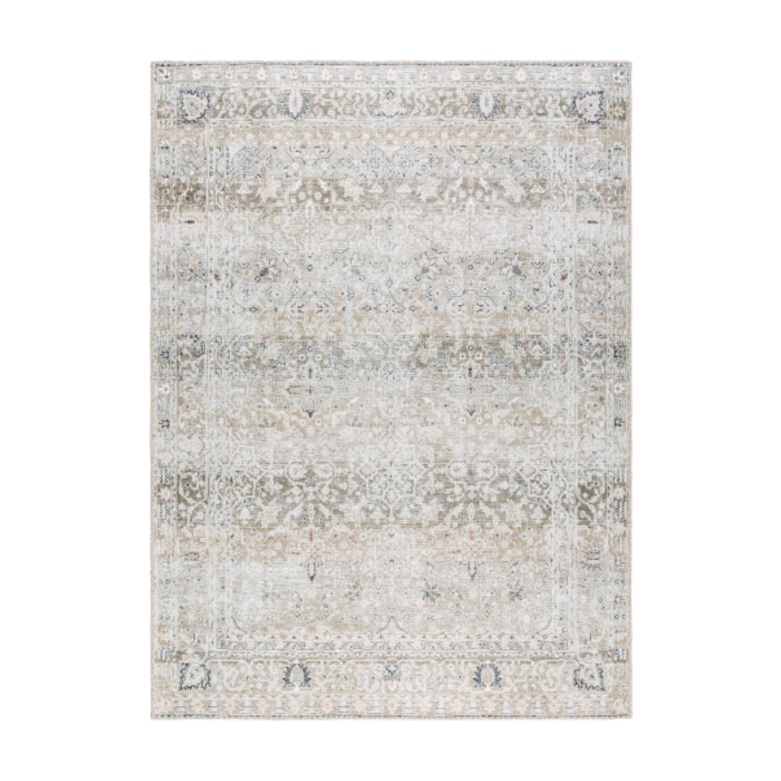 Rainier Moss / Sand Rug 0-RUGS - patterned Surya