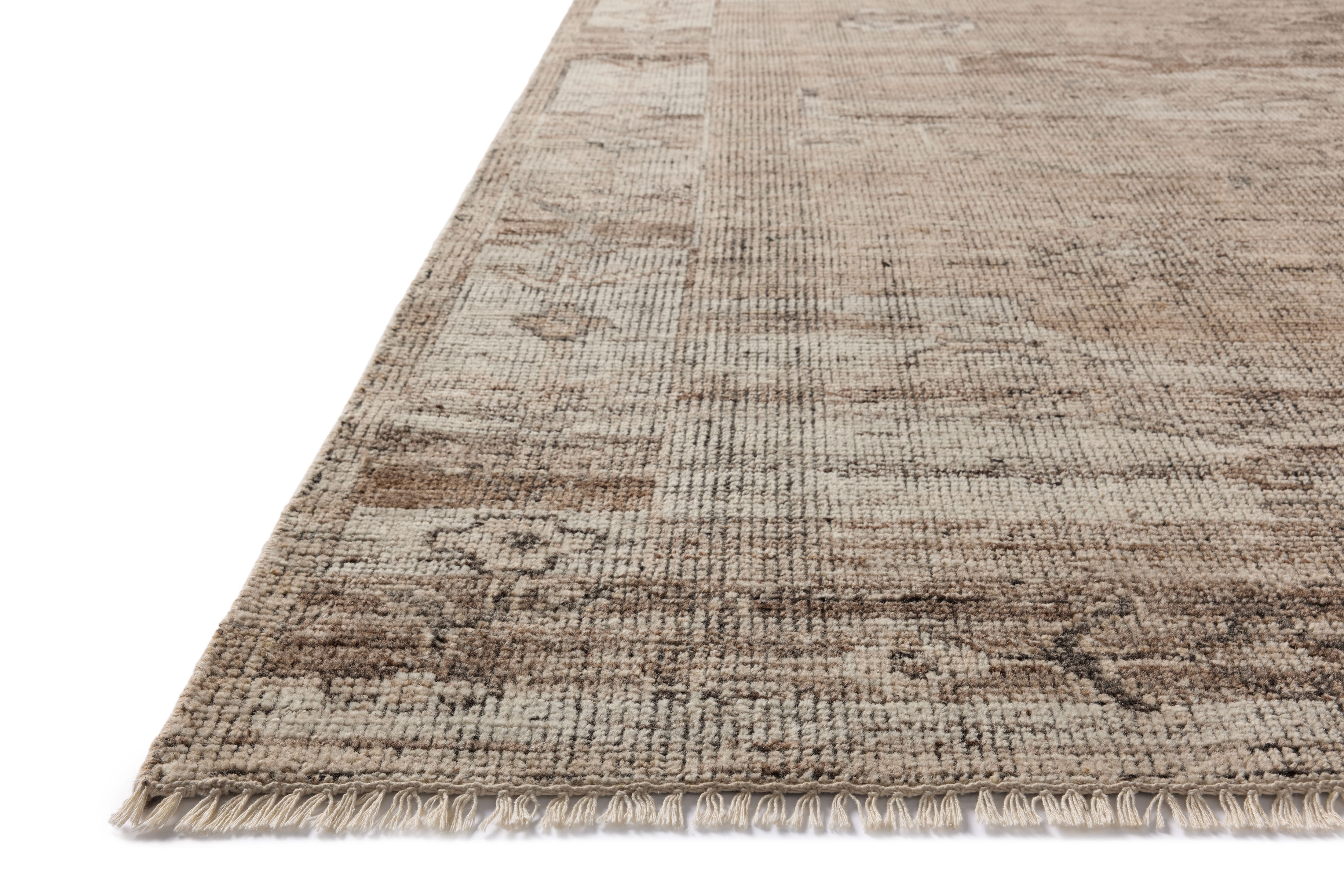 Magnolia Home by Joanna Gaines x Loloi Abigail Mocha / Smoke RUGS - neutral rugs Loloi