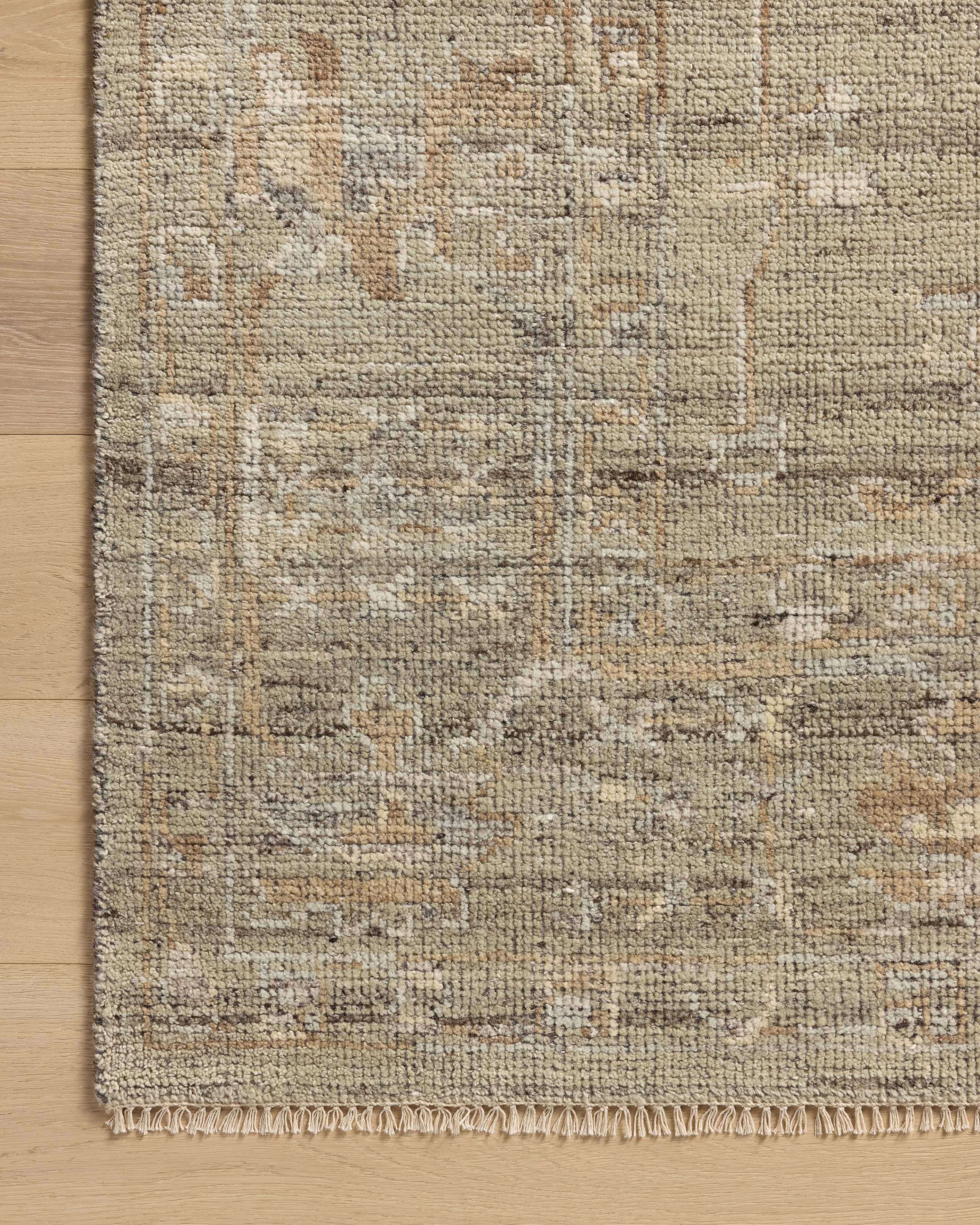 Magnolia Home by Joanna Gaines x Loloi Abigail Green / Multi RUGS - neutral rugs Loloi