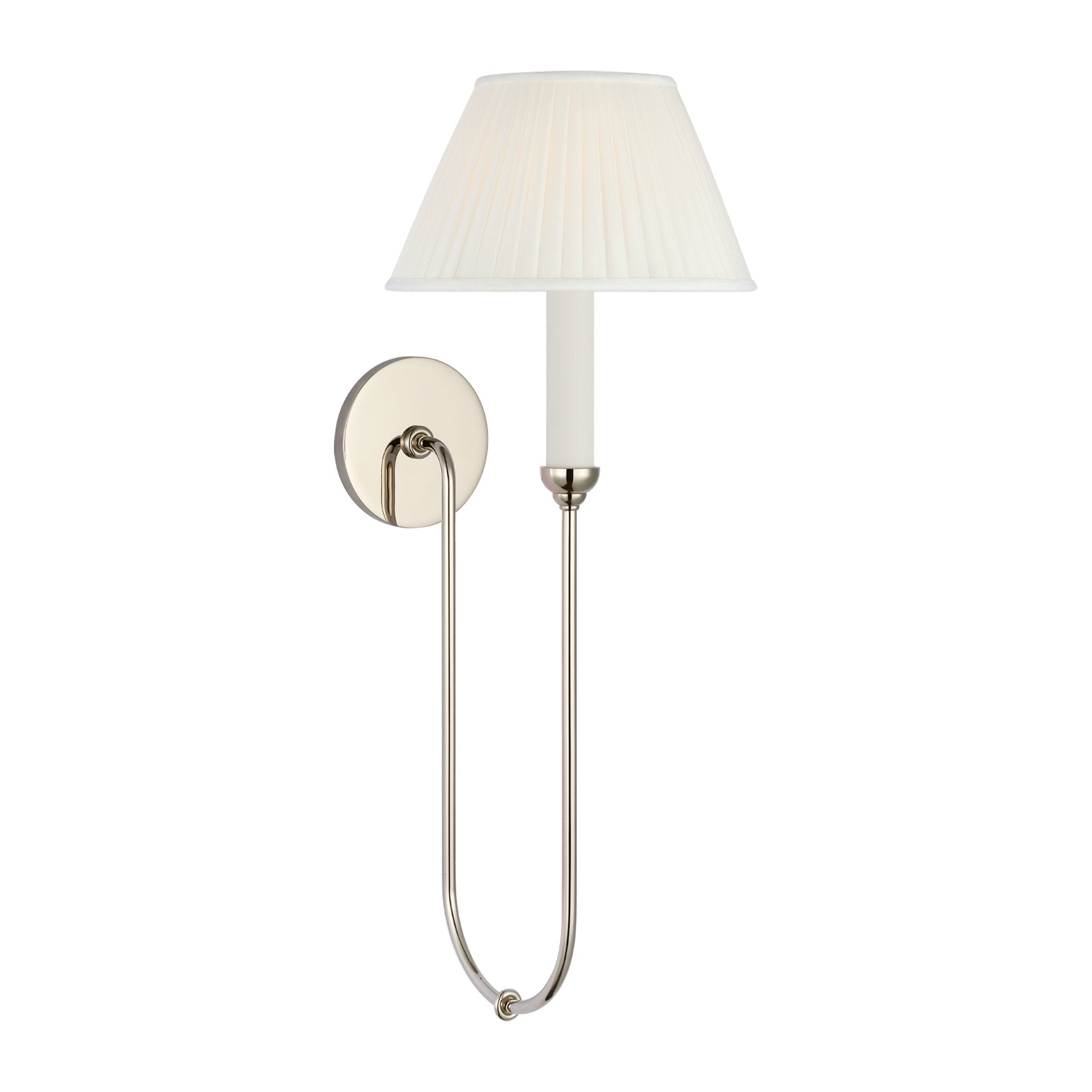 Ingela 24" Single Sconce LIGHTING - sconce Visual Comfort Polished Nickel