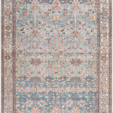 Aria Ocean / Clay Washable Rug RUGS - synthetic Surya