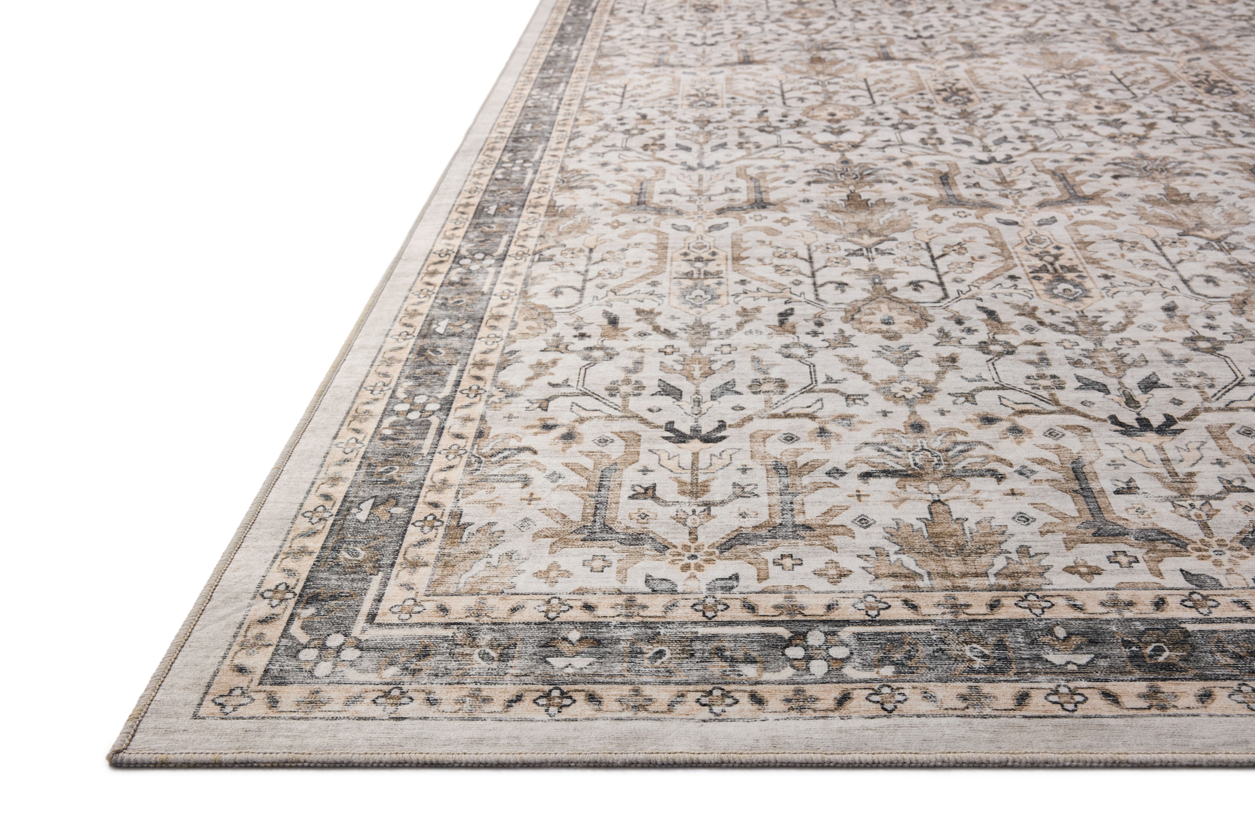Loloi Anniston Ivory / Stone Washable Rug RUGS-patterned Loloi