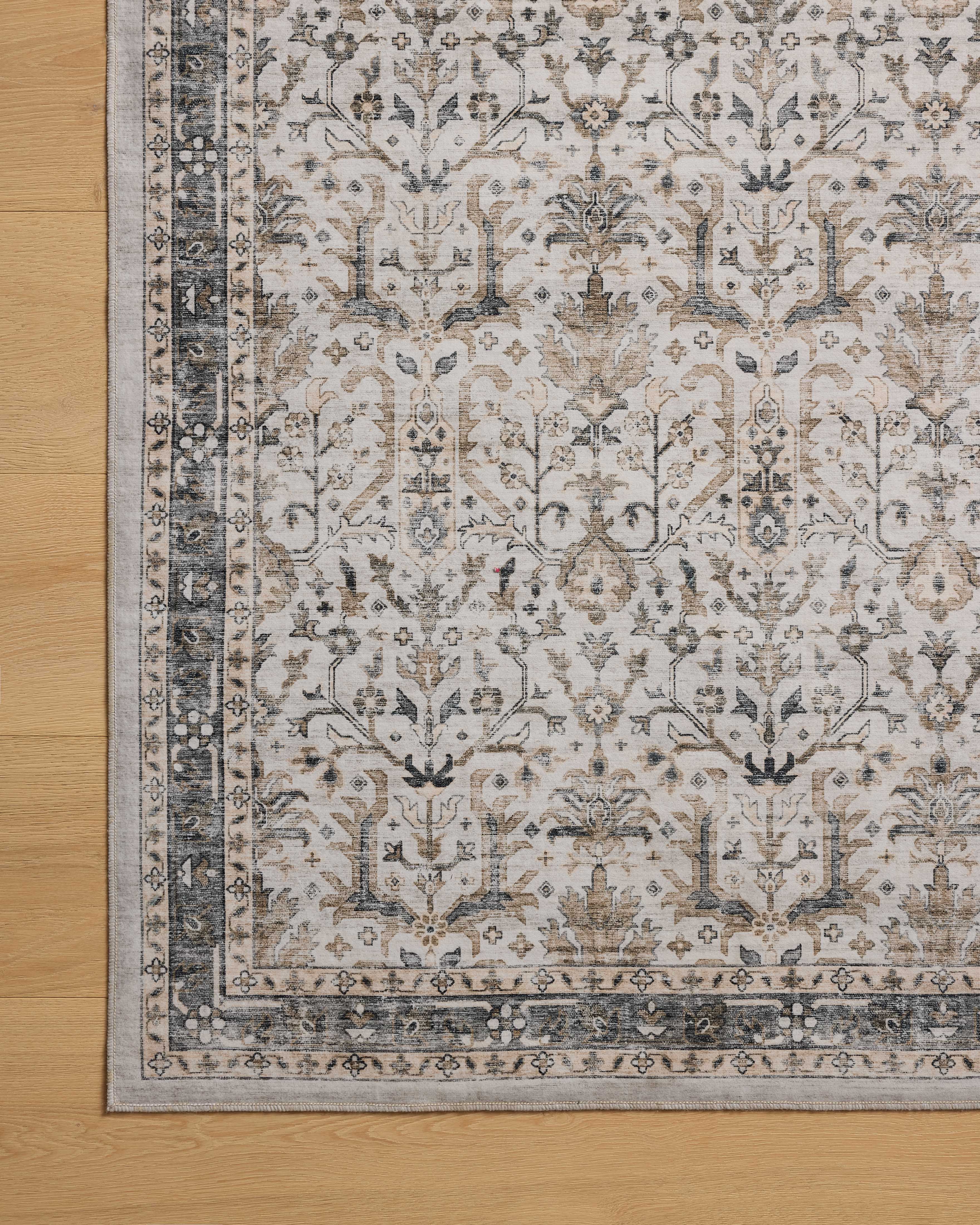 Loloi Anniston Ivory / Stone Washable Rug RUGS-patterned Loloi