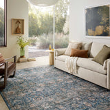 Loloi Anniston Lagoon / Natural Washable Rug RUGS-patterned Loloi