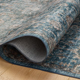 Loloi Anniston Lagoon / Natural Washable Rug RUGS-patterned Loloi