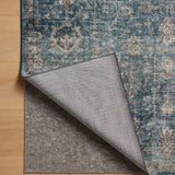 Loloi Anniston Lagoon / Natural Washable Rug RUGS-patterned Loloi
