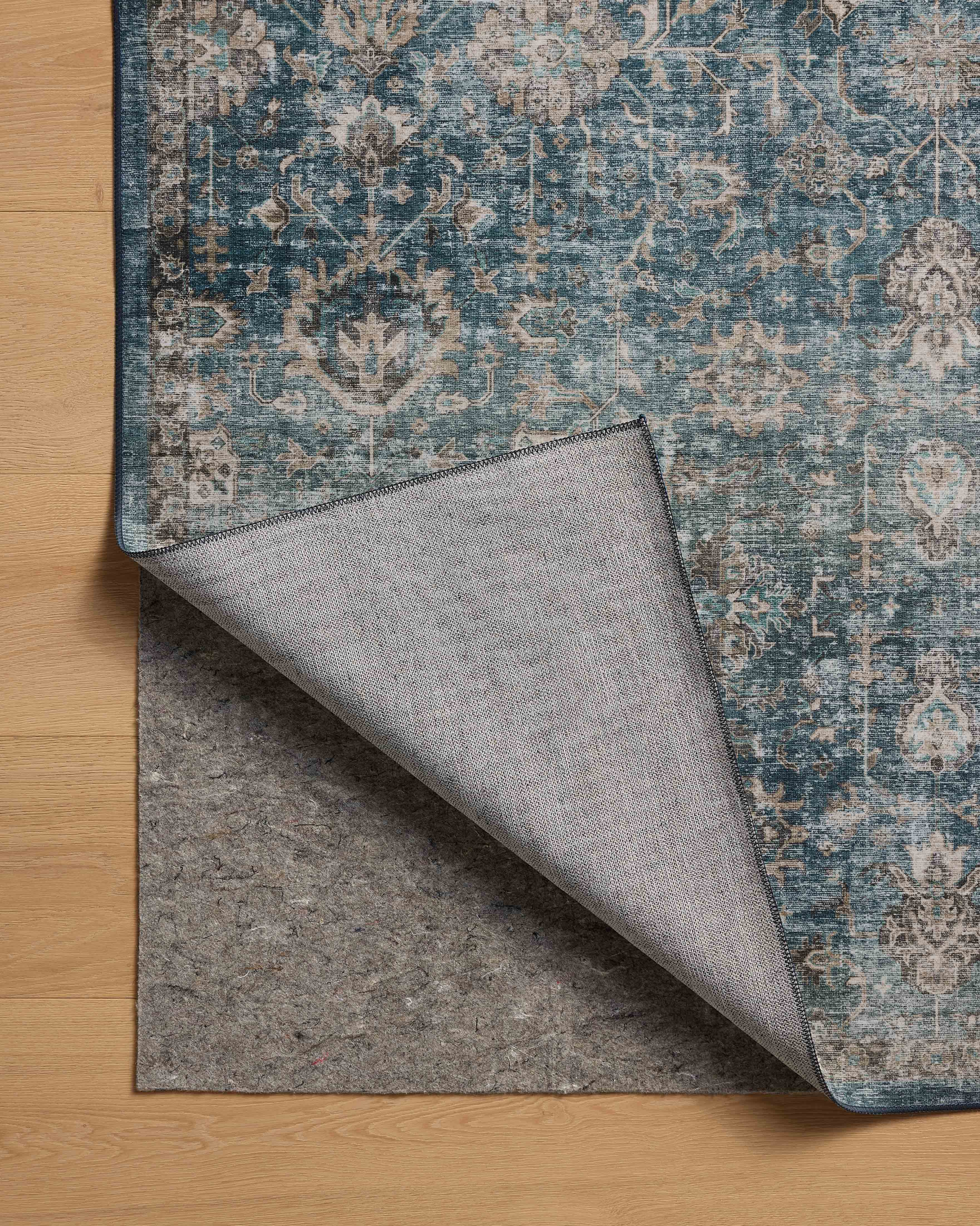 Loloi Anniston Lagoon / Natural Washable Rug RUGS-patterned Loloi