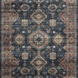 Loloi Anniston Denim / Sunset Washable Rug RUGS-patterned Loloi