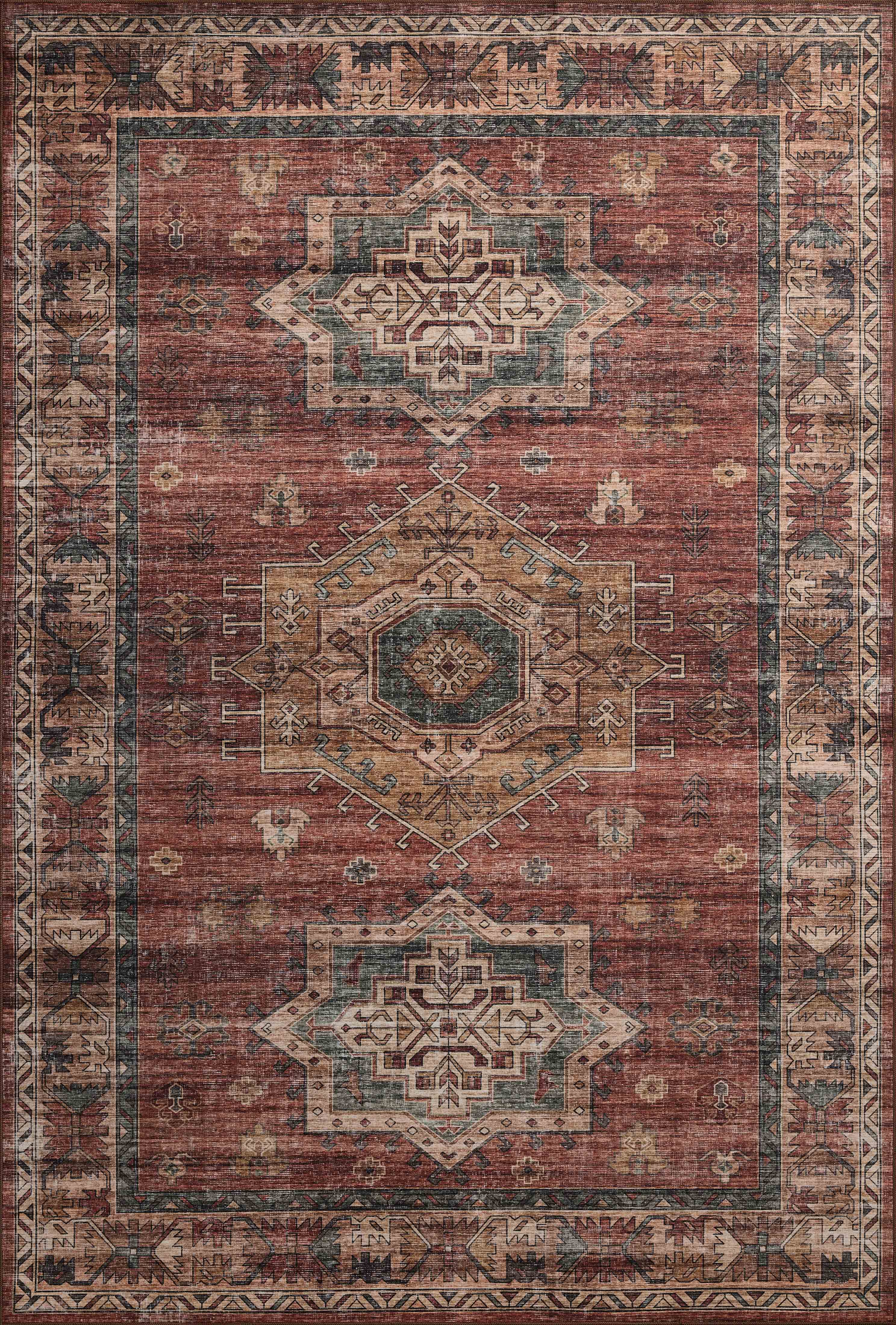 Loloi Anniston Spice / Multi Washable Rug RUGS-patterned Loloi