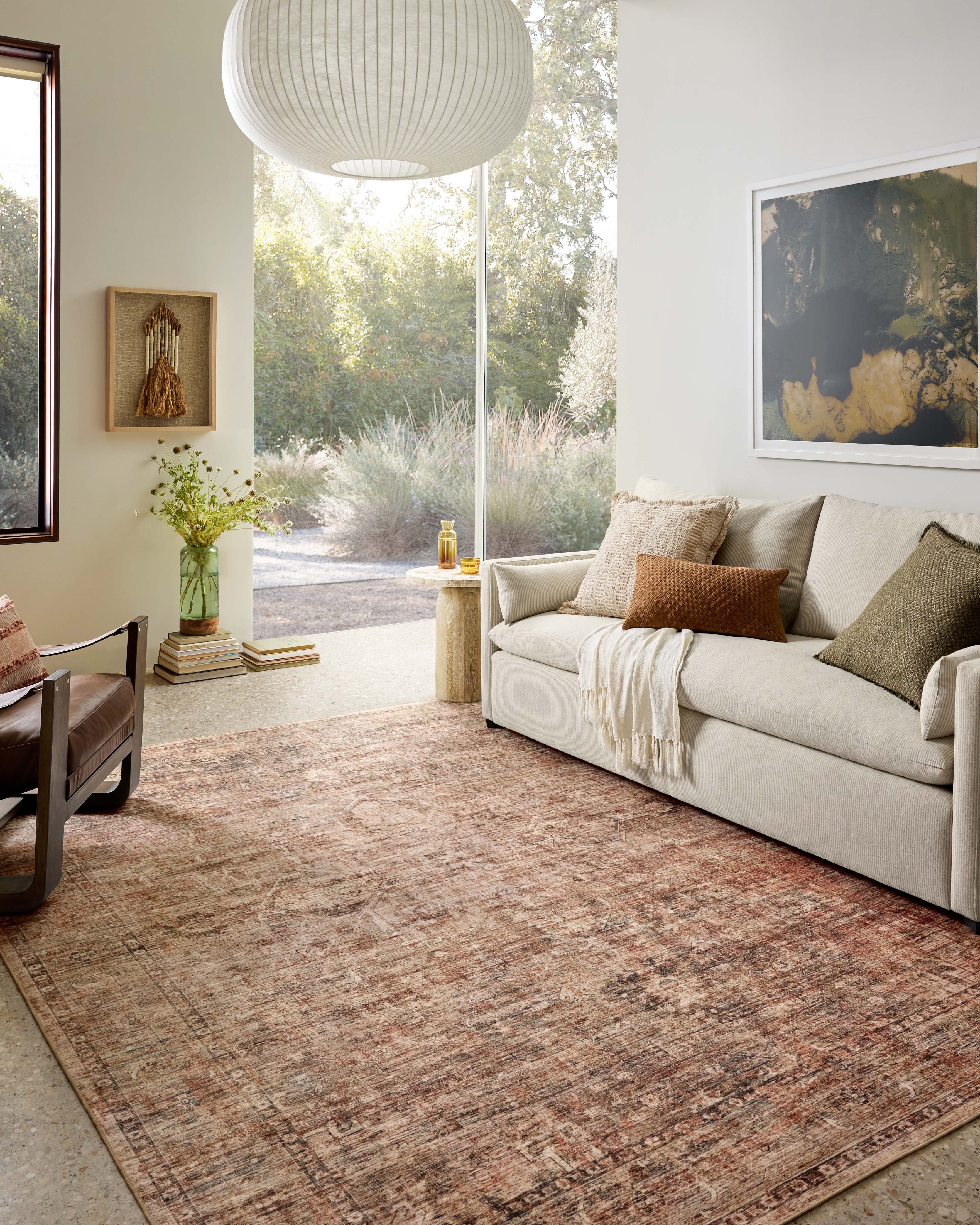 IN STORE - Loloi Anniston Clay / Charcoal Washable Rug IN STORE - Rugs Loloi
