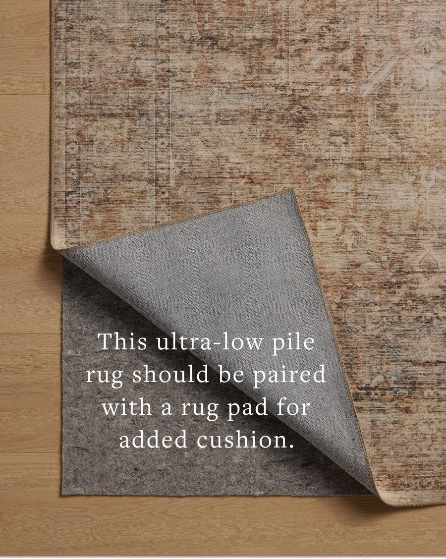 Loloi Anniston Clay / Charcoal Washable Rug RUGS-patterned Loloi