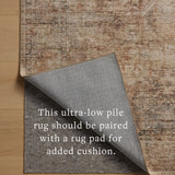 Loloi Anniston Clay / Charcoal Washable Rug RUGS-patterned Loloi