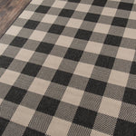 Braemar Plaid Charcoal Outdoor Rug 5-Rugs - indoor/outdoor Momeni
