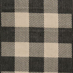 Braemar Plaid Charcoal Outdoor Rug 5-Rugs - indoor/outdoor Momeni