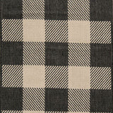 Braemar Plaid Charcoal Outdoor Rug 5-Rugs - indoor/outdoor Momeni