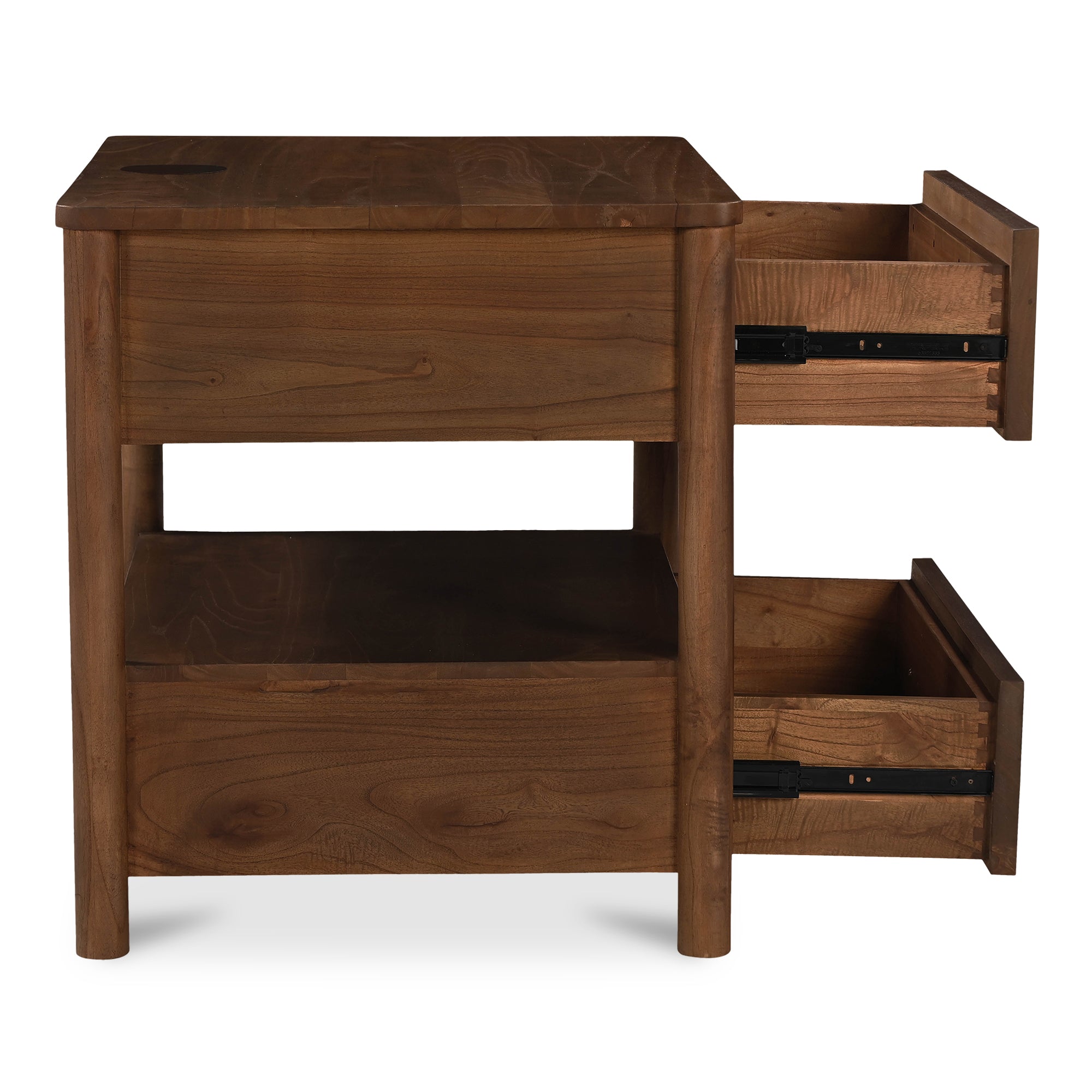 Lorelai Charging Nightstand Furniture - Nightstands Moe's Furniture