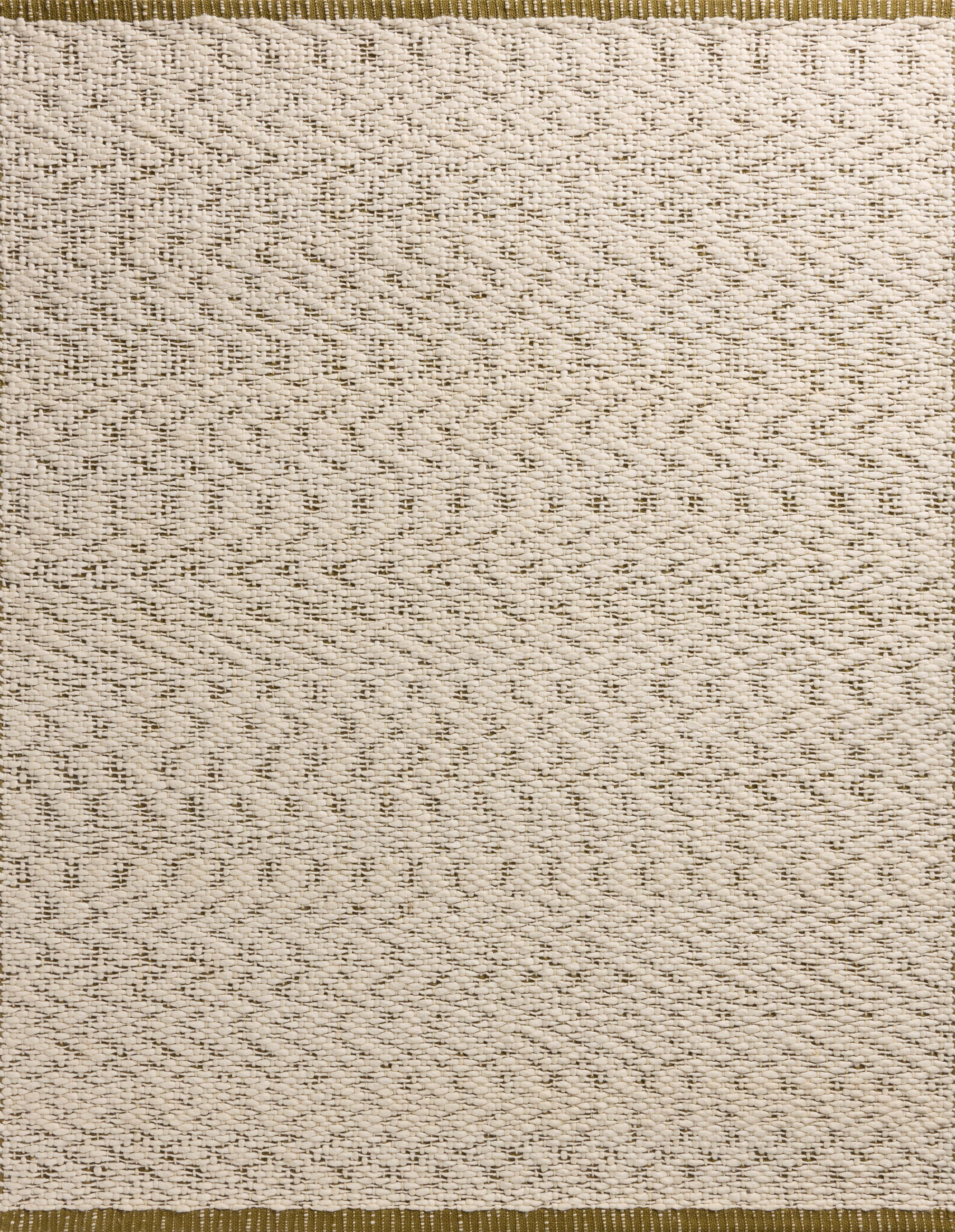Magnolia Home by Joanna Gaines x Loloi Betty Ivory / Green RUGS - neutral Loloi
