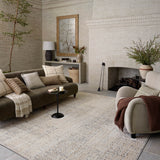 Amber Lewis x Loloi Bexley Natural / Slate Rug