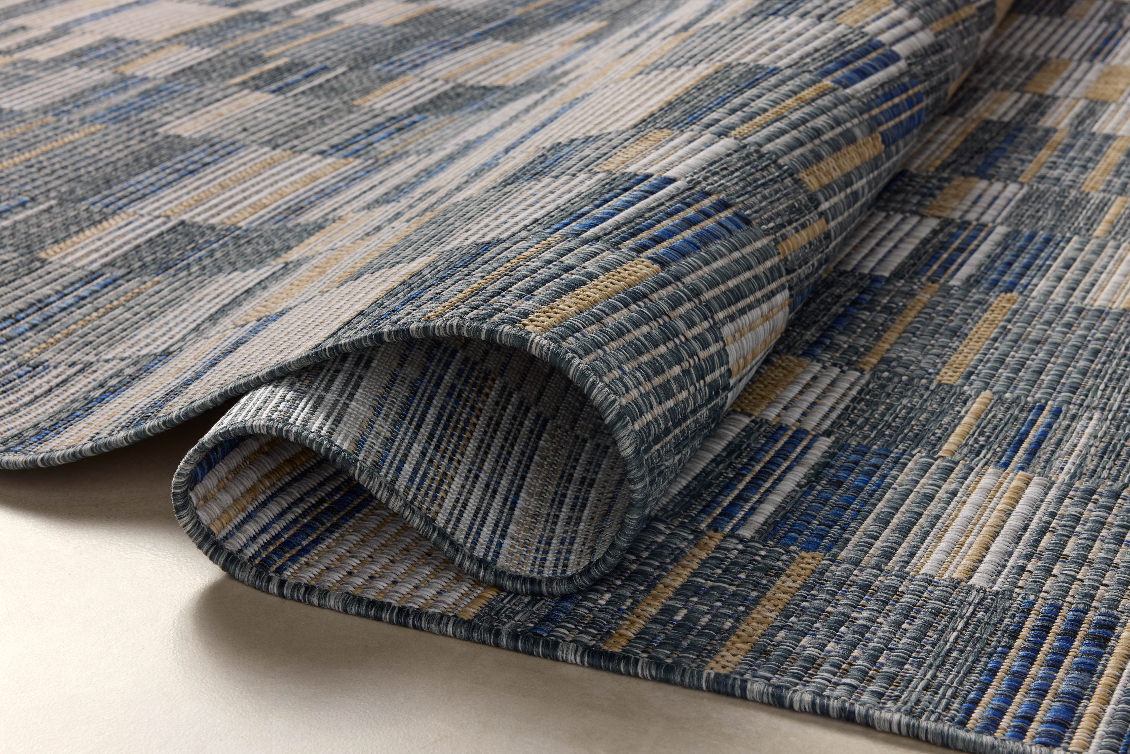 Loloi Birch Denim / Gold Rug Rugs Loloi