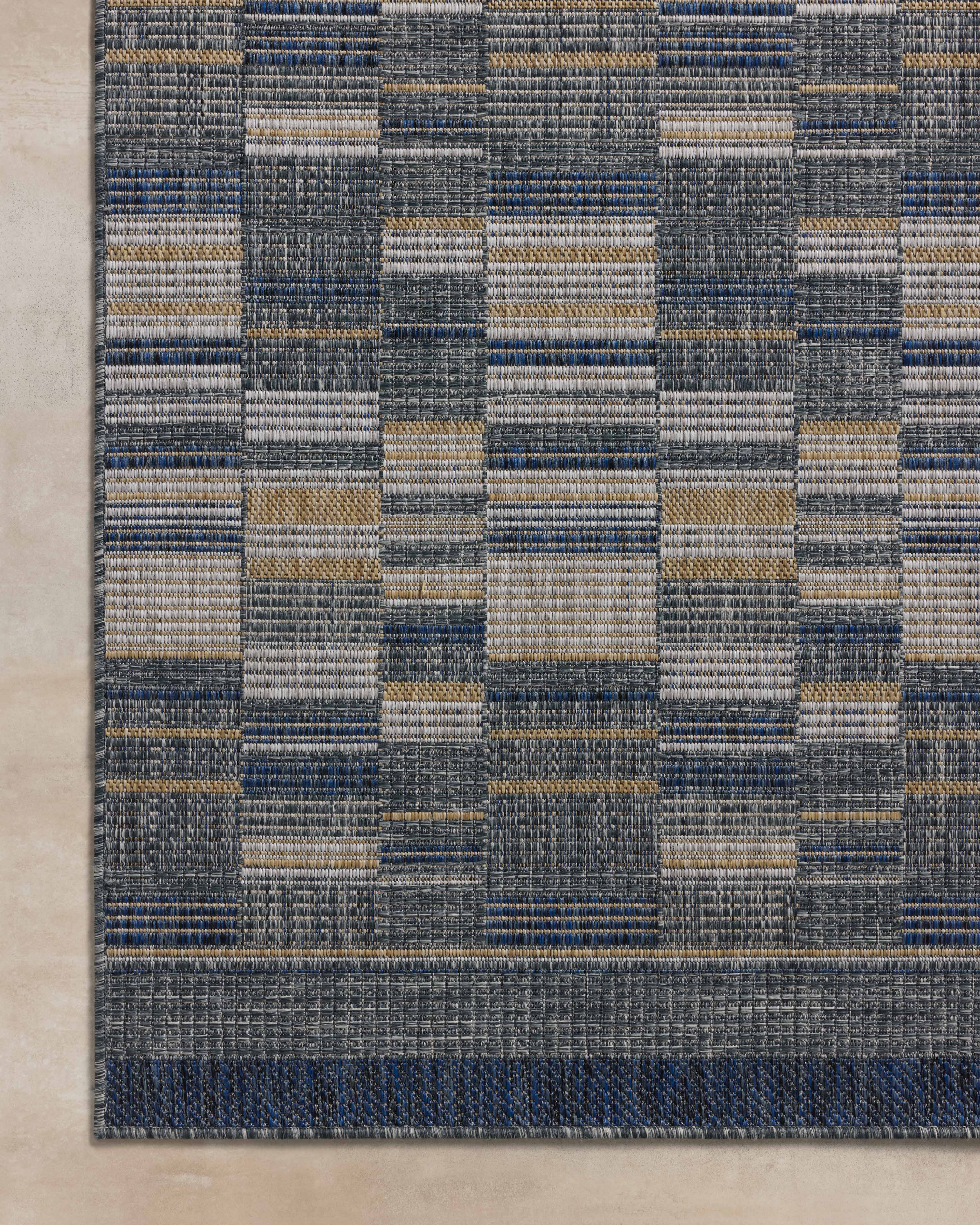 Loloi Birch Denim / Gold Rug Rugs Loloi