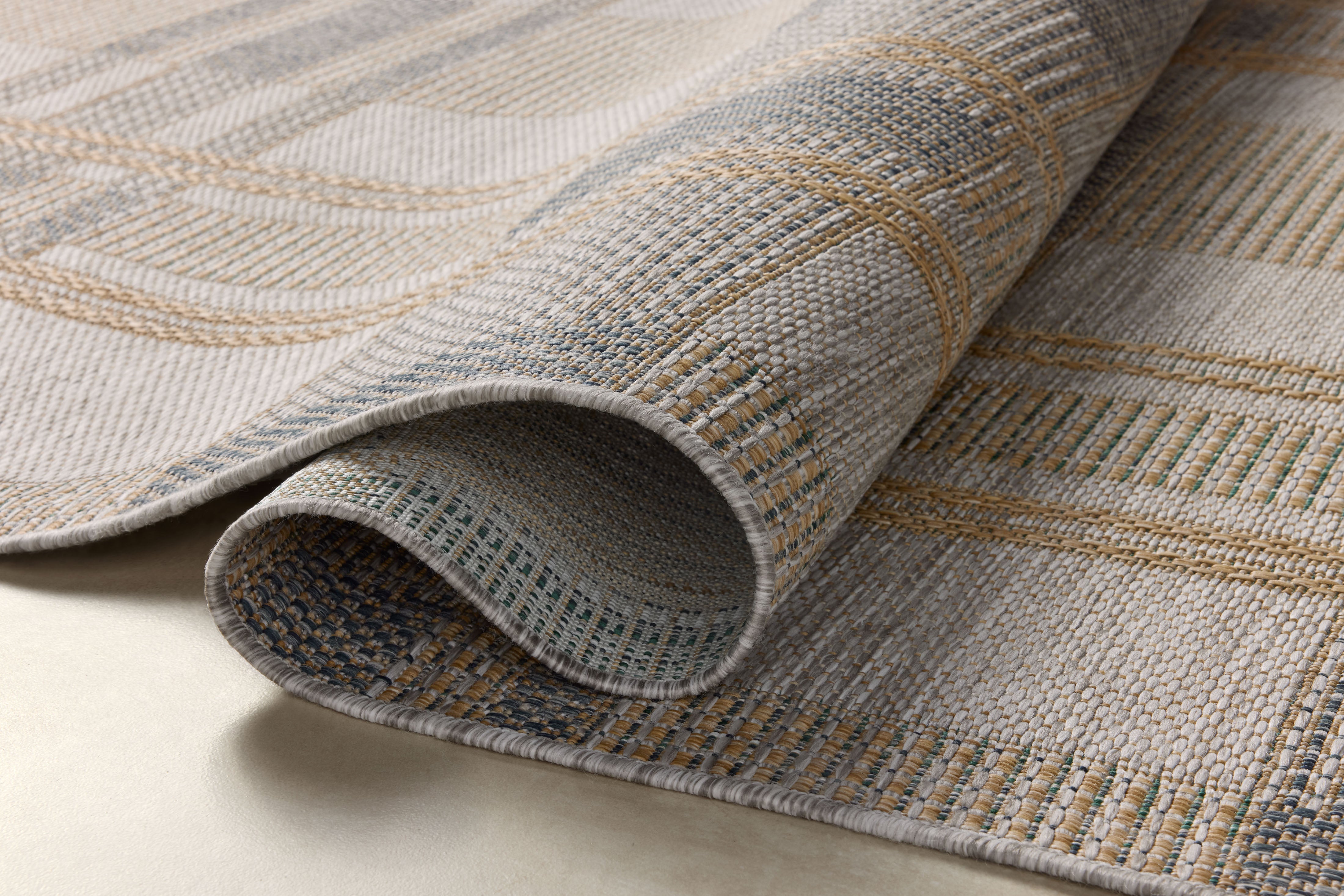 Loloi Birch Bone / Gold Rug Rugs Loloi