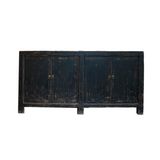 Billie Weathered Black Sideboard 7 - FURNITURE - sideboard/cabinet Hauer Market Four Door