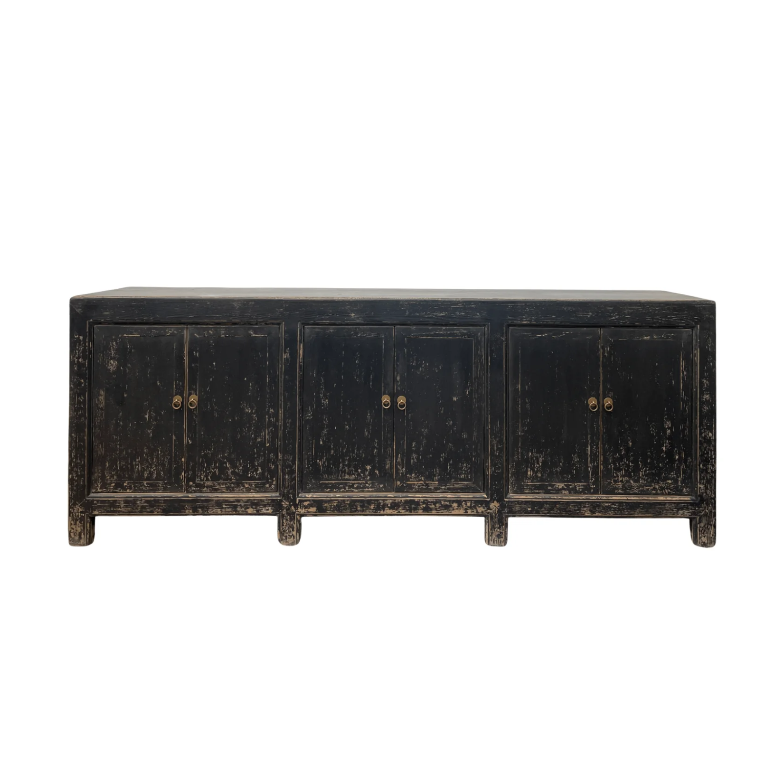 Billie Weathered Black Sideboard 7 - FURNITURE - sideboard/cabinet Hauer Market Six Door