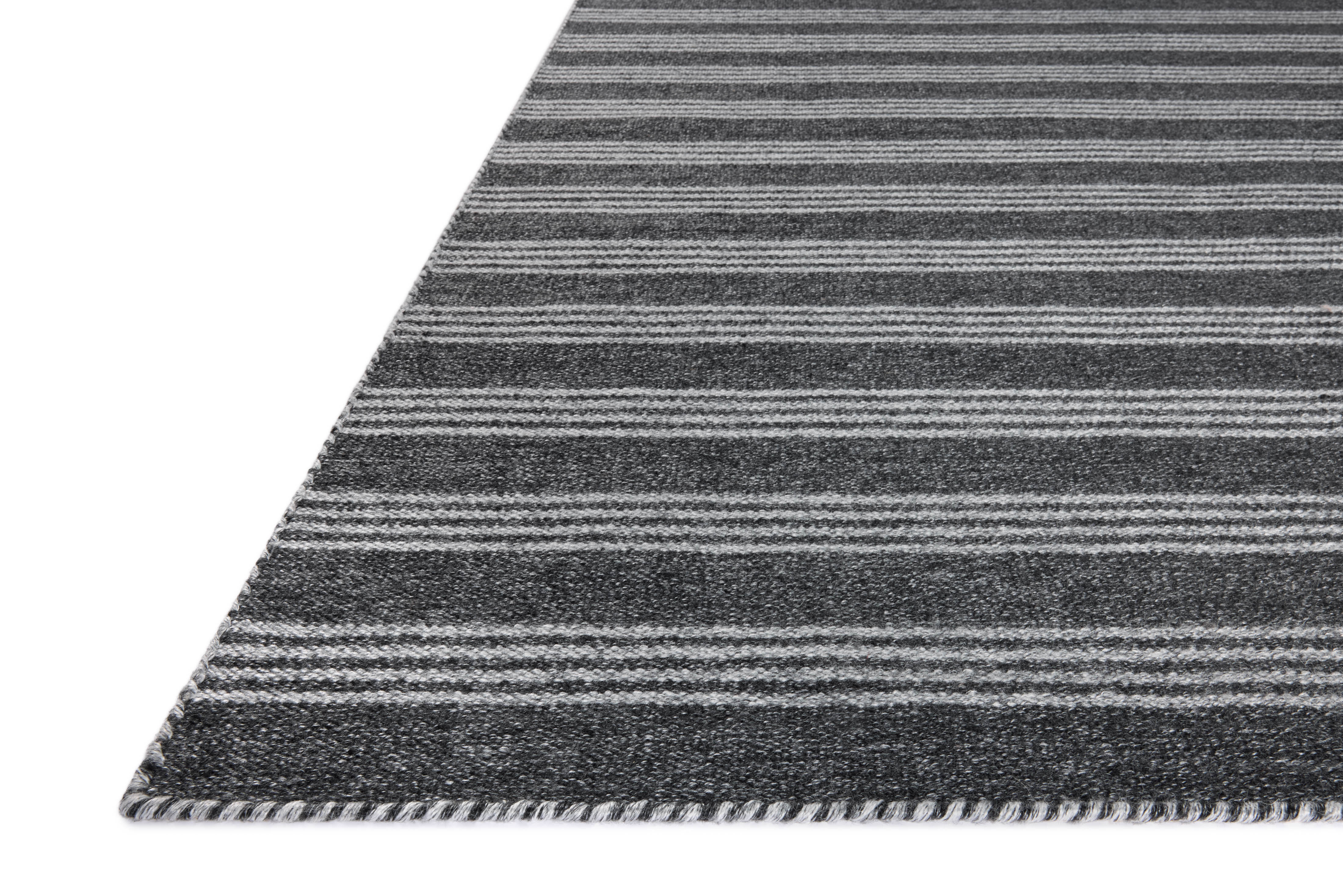 Magnolia Home by Joanna Gaines x Loloi Charlie Charcoal / Grey Rug 0-RUGS-patterned Loloi