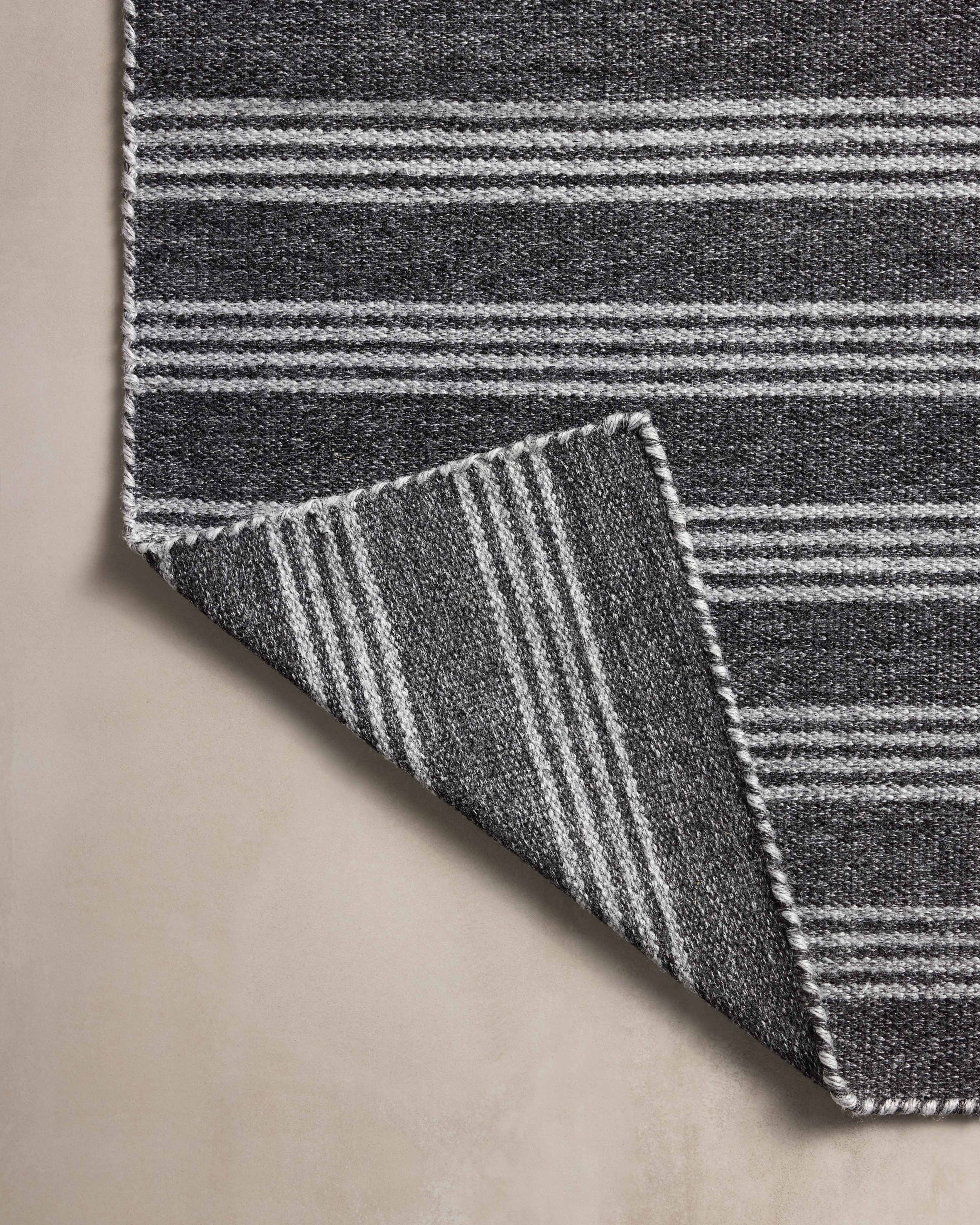 Magnolia Home by Joanna Gaines x Loloi Charlie Charcoal / Grey Rug 0-RUGS-patterned Loloi