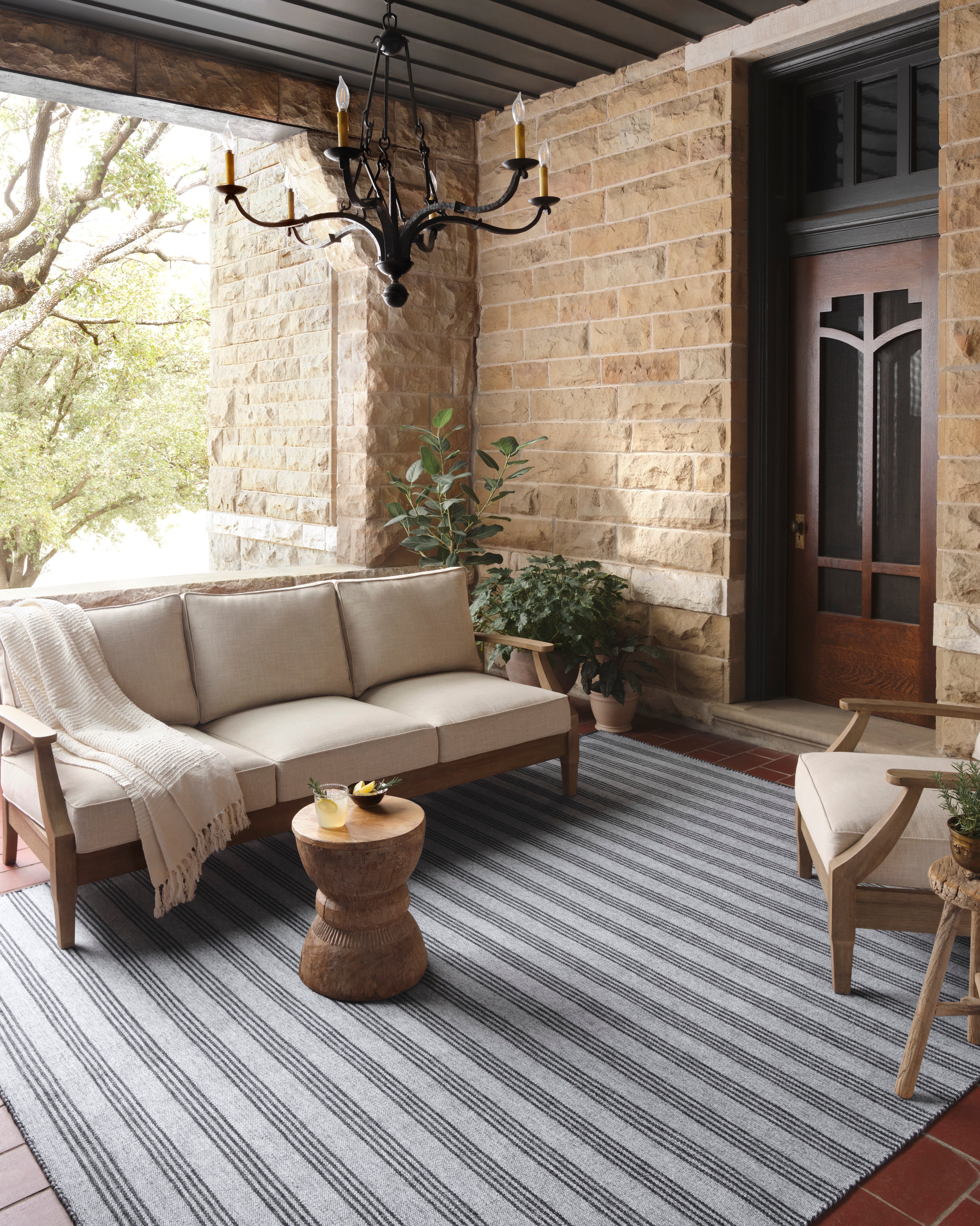 Magnolia Home by Joanna Gaines x Loloi Charlie Dove / Charcoal Rug 0-RUGS-patterned Loloi