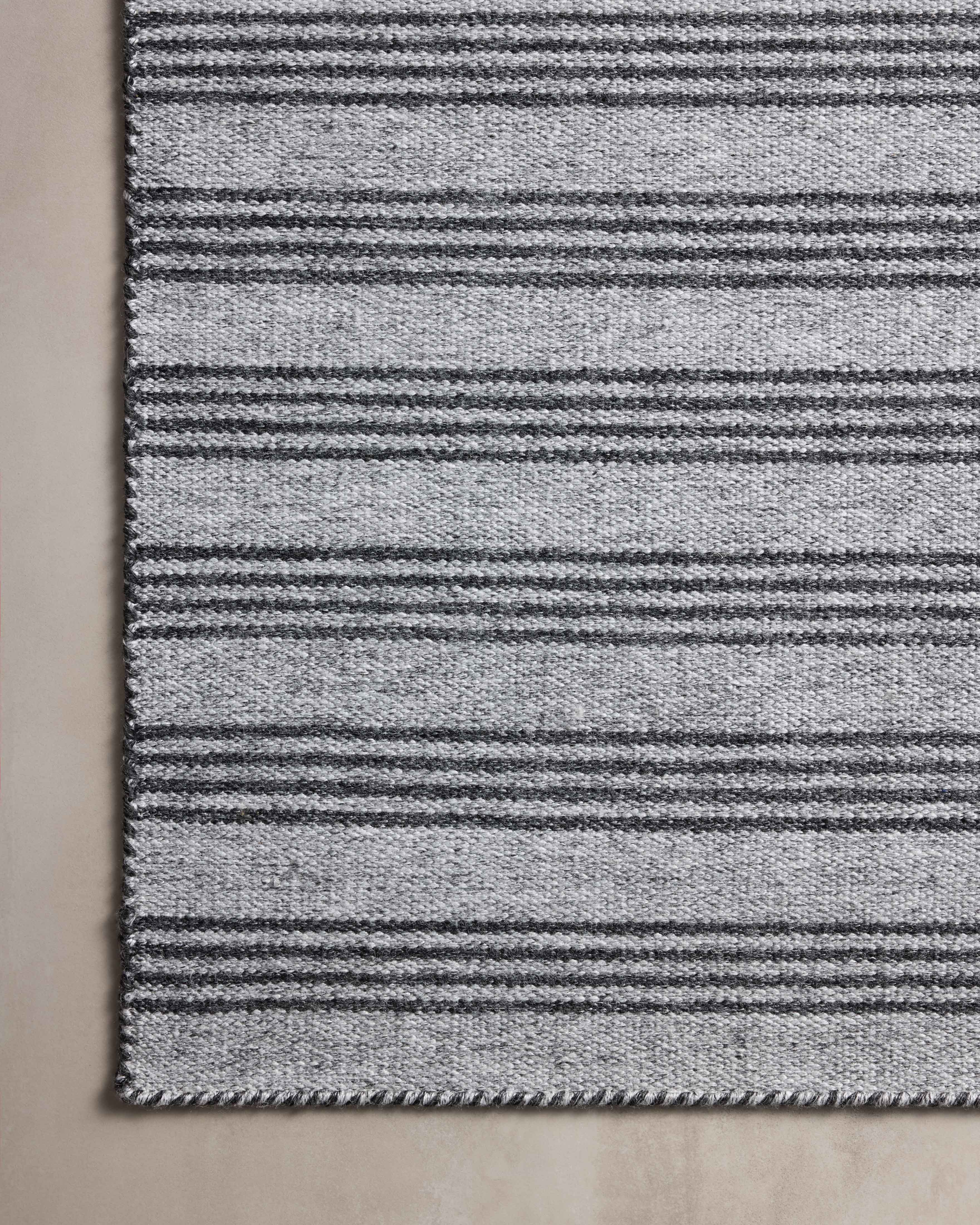 Magnolia Home by Joanna Gaines x Loloi Charlie Dove / Charcoal Rug 0-RUGS-patterned Loloi