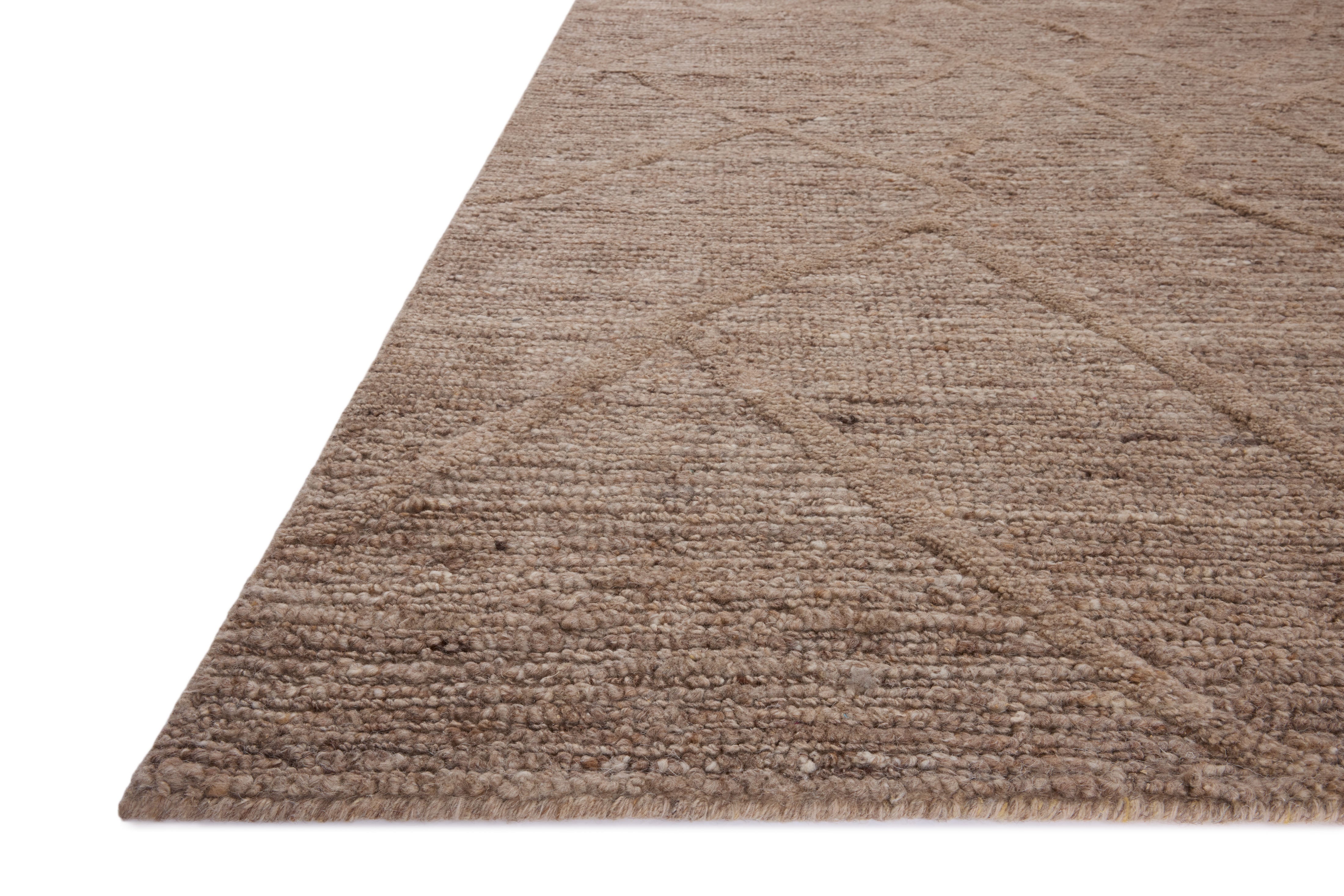 Loloi Cline Mocha Rug 1- RUGS - wool Loloi