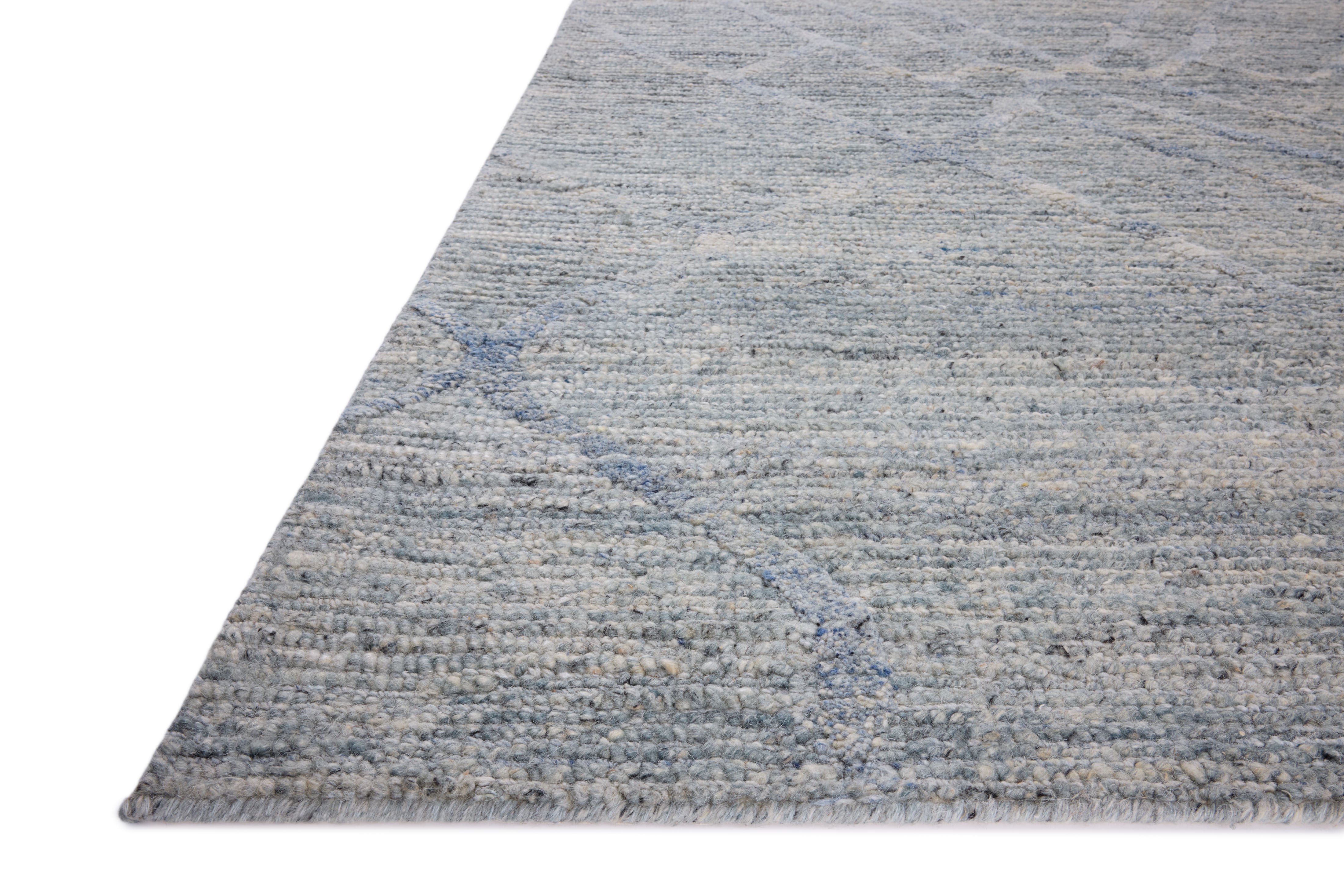 Loloi Cline Sky Rug 1- RUGS - wool Loloi