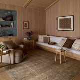 Amber Lewis x Loloi Cambria Ocean / Brick Rug