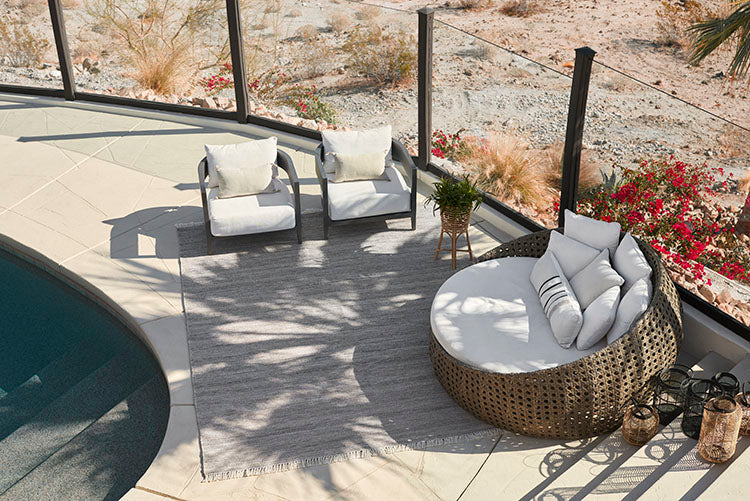 Cedar Grey Outdoor Rug 5-Rugs - indoor/outdoor Momeni