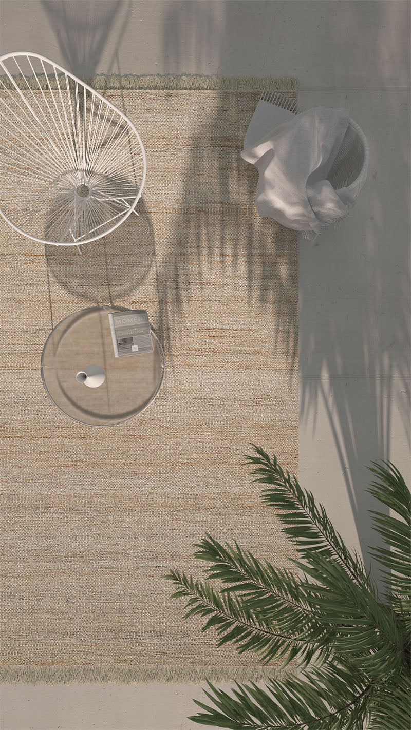 Cedar Natural Outdoor Rug 5-Rugs - indoor/outdoor Momeni