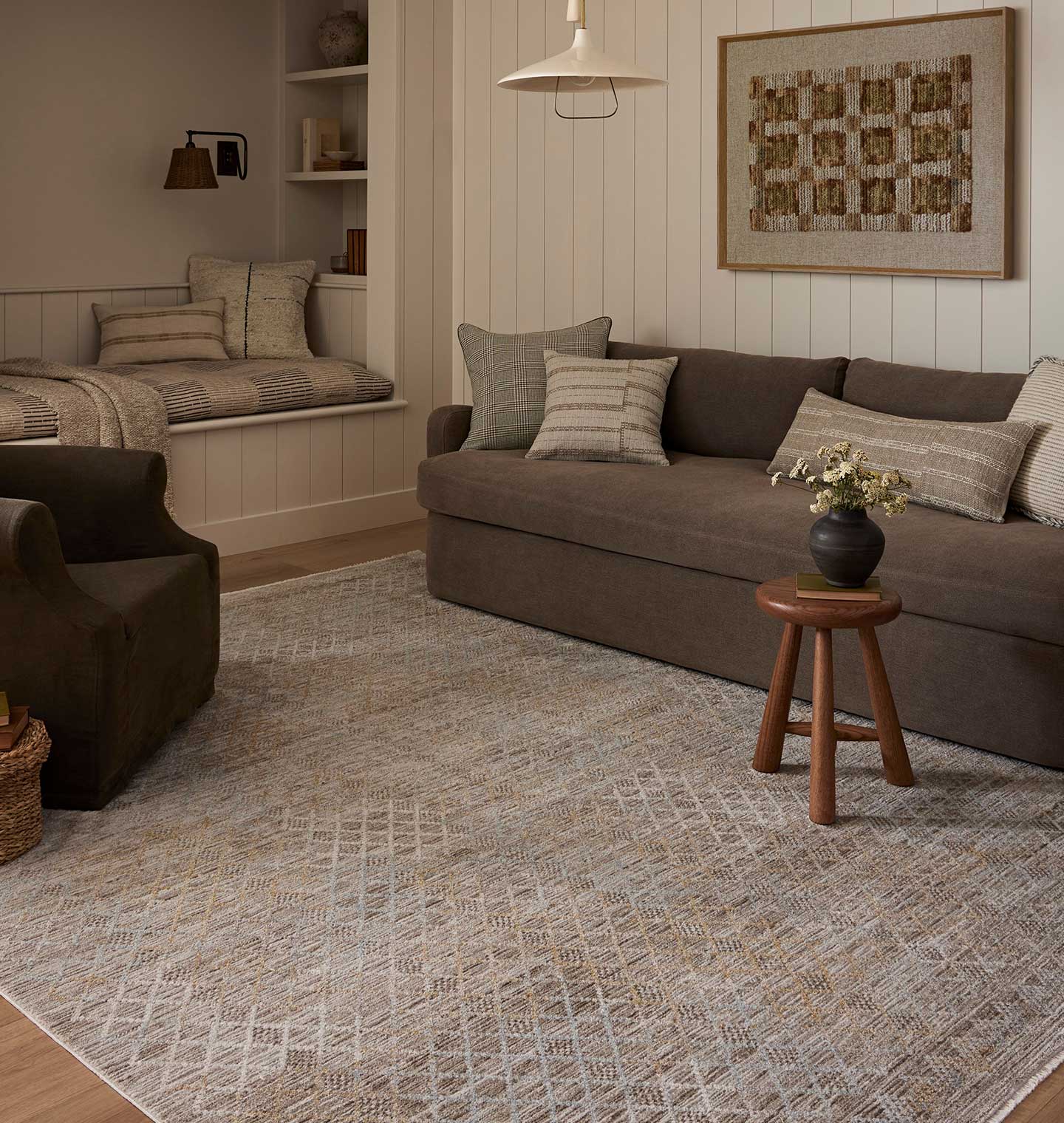 Amber Lewis x Loloi Cali Taupe / Multi RUGS - patterned Loloi