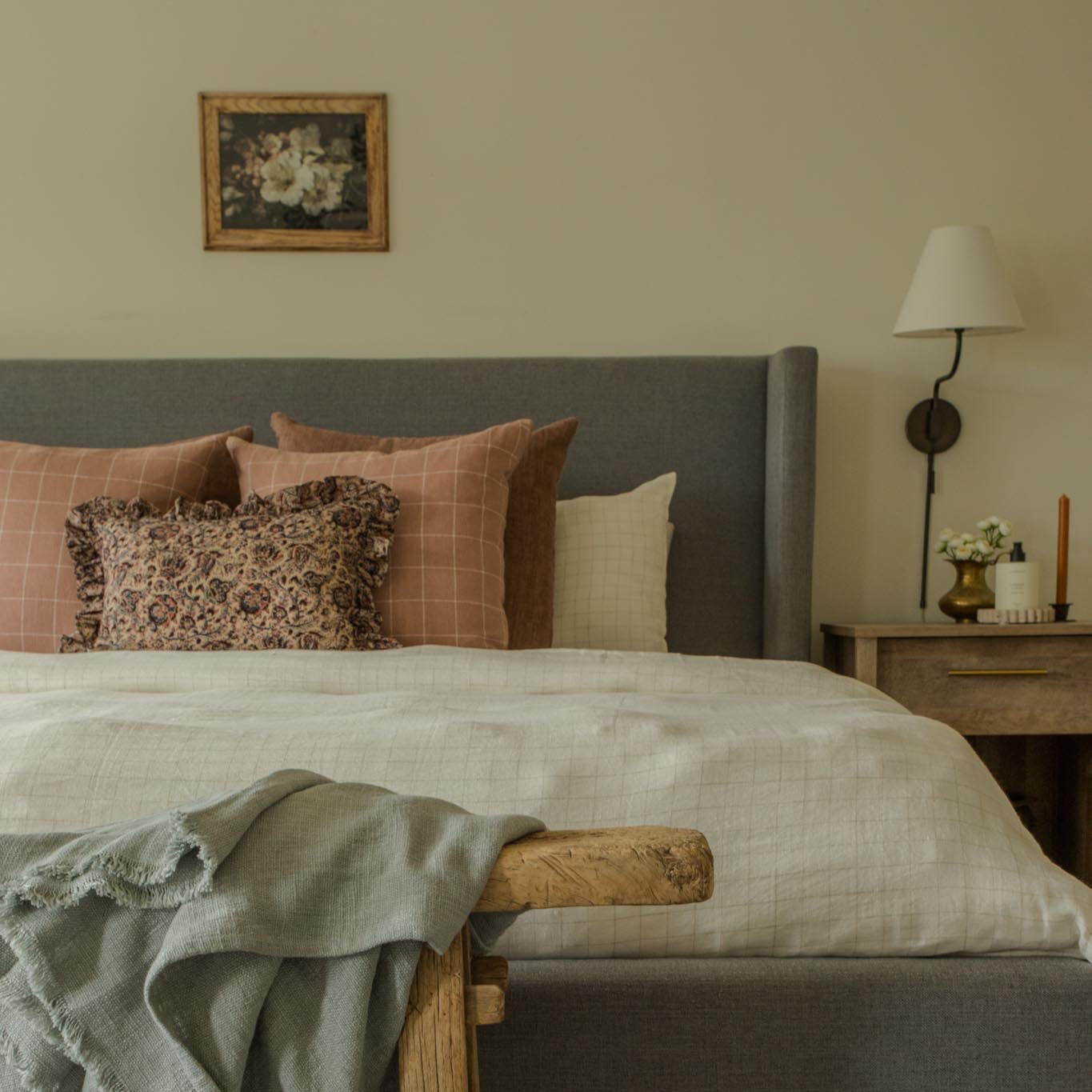 Callie Pillow Cover 1 - PILLOWS - Linen - neutral Rug & Weave Pillows