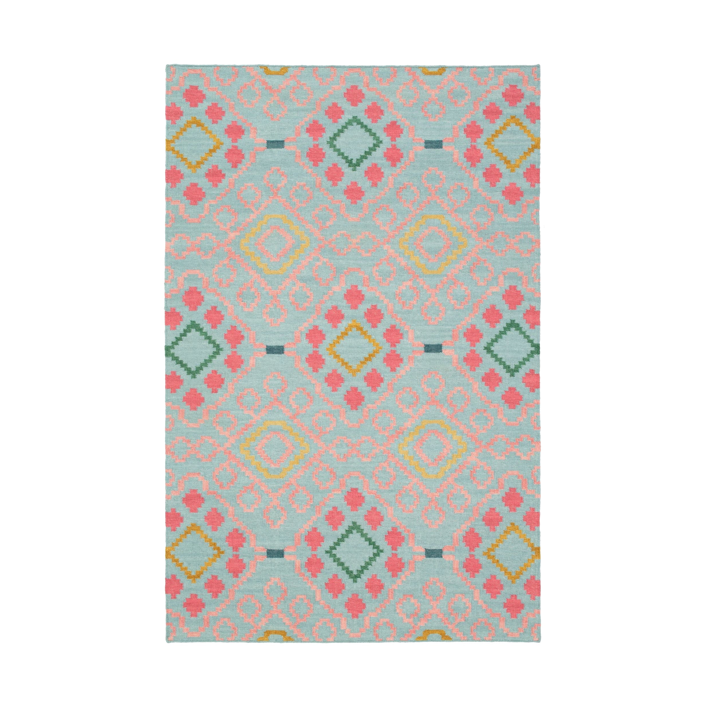 Jelly Roll Handwoven Wool Rug RUGS-wool Dash & Albert Multi 2' x 3'
