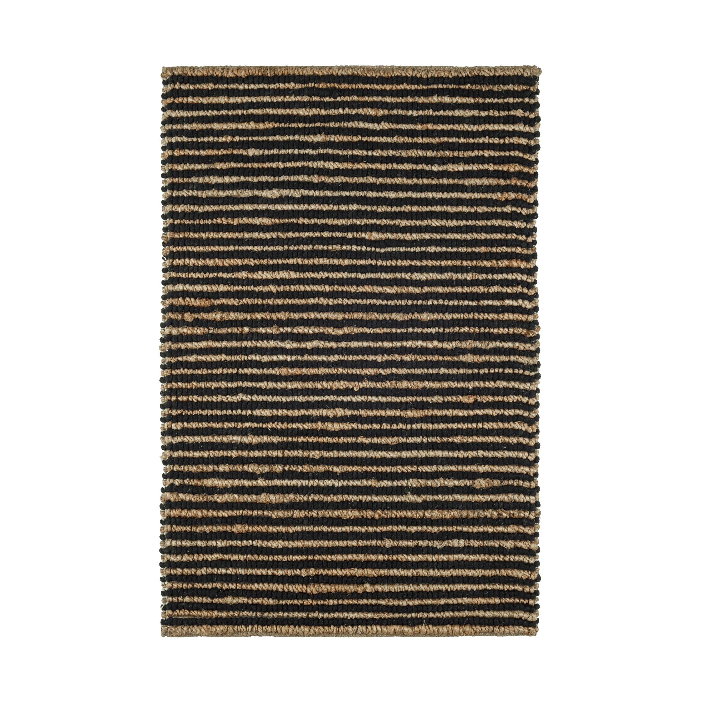Twiggy Handwoven Wool/Jute Rug RUGS - jute Dash & Albert Black 2' x 3'