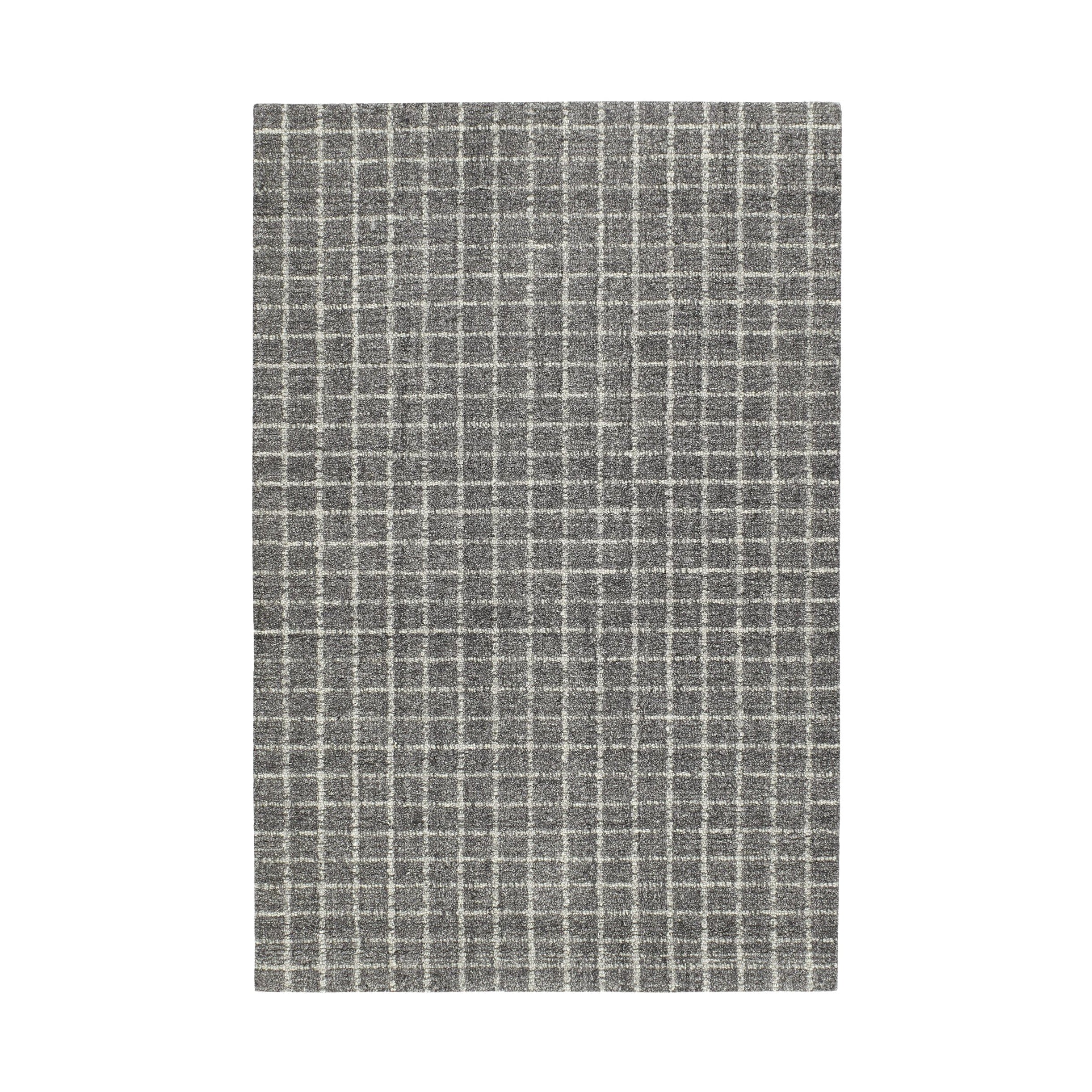 Conall Hand Micro Hooked Wool Rug RUGS-wool Dash & Albert Grey 2' x 3'