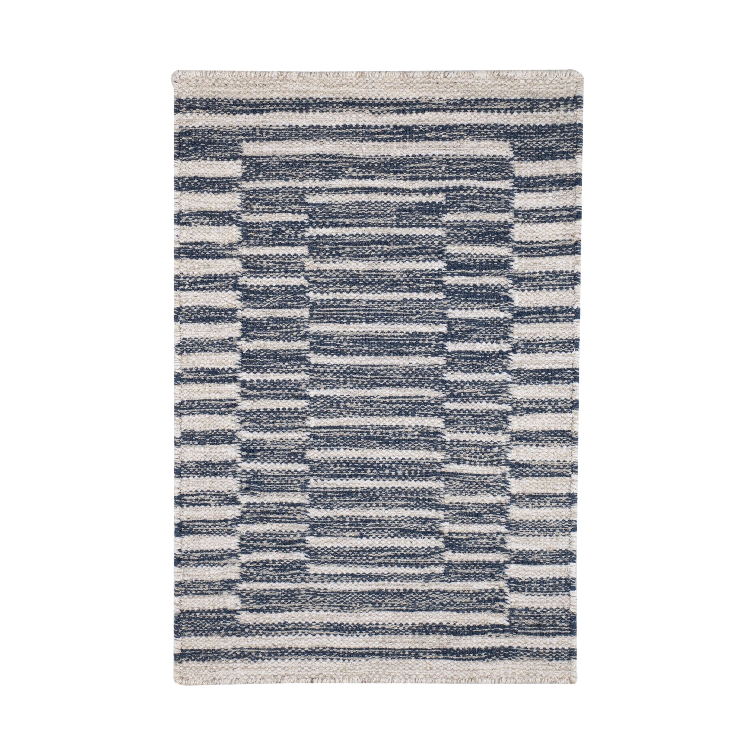 Heights Handwoven Wool Rug RUGS-wool Dash & Albert Denim 2' x 3'
