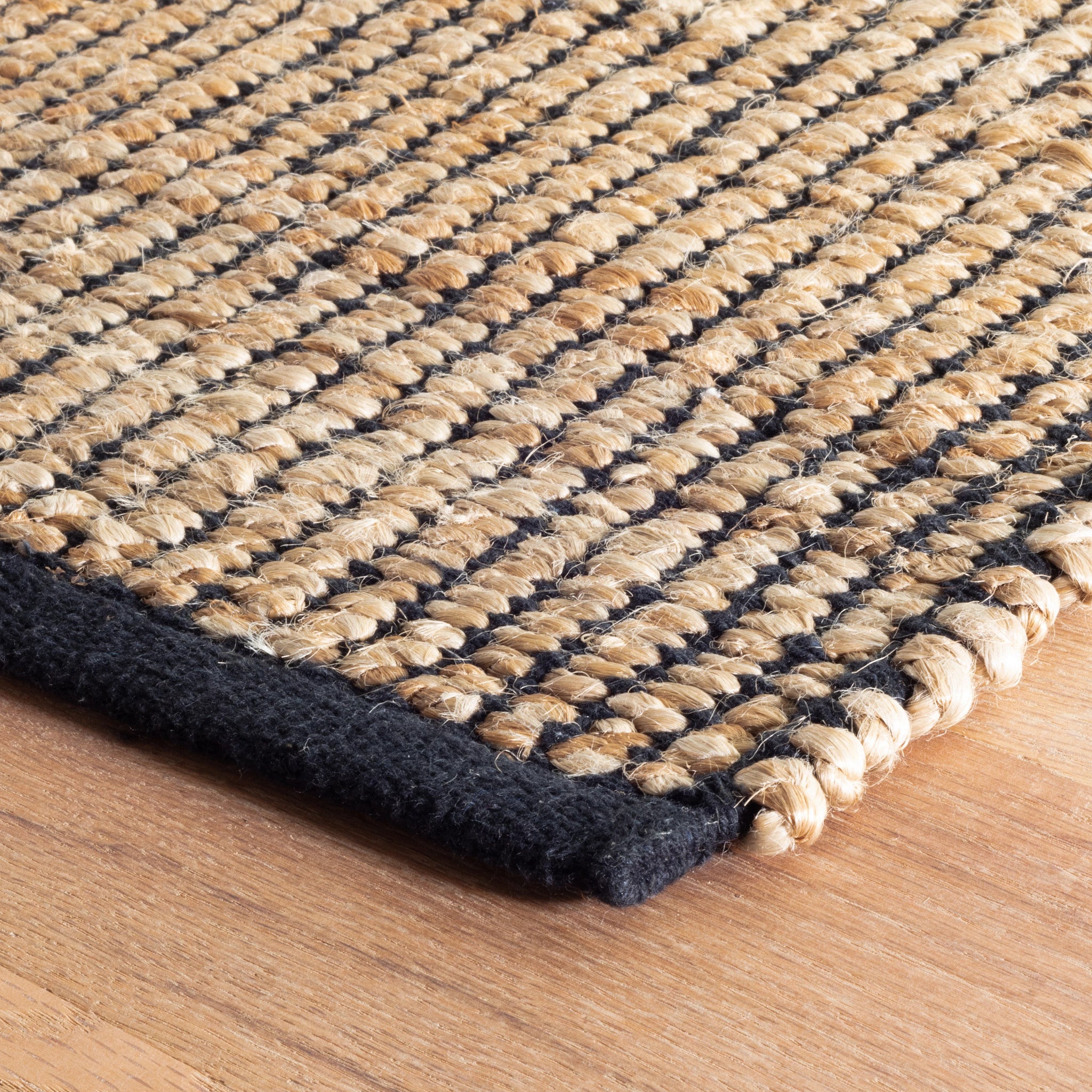 Gridwork Handwoven Jute Rug RUGS - jute Dash & Albert