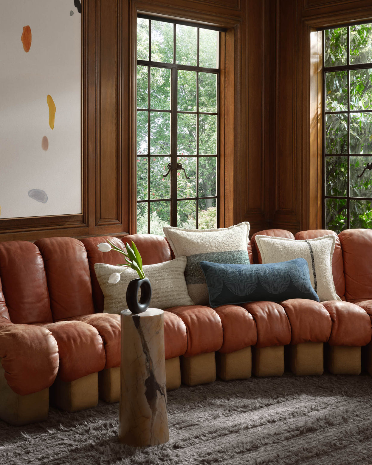 Brigette Romanek x Loloi Dana Granite Rug 1- RUGS - wool Loloi