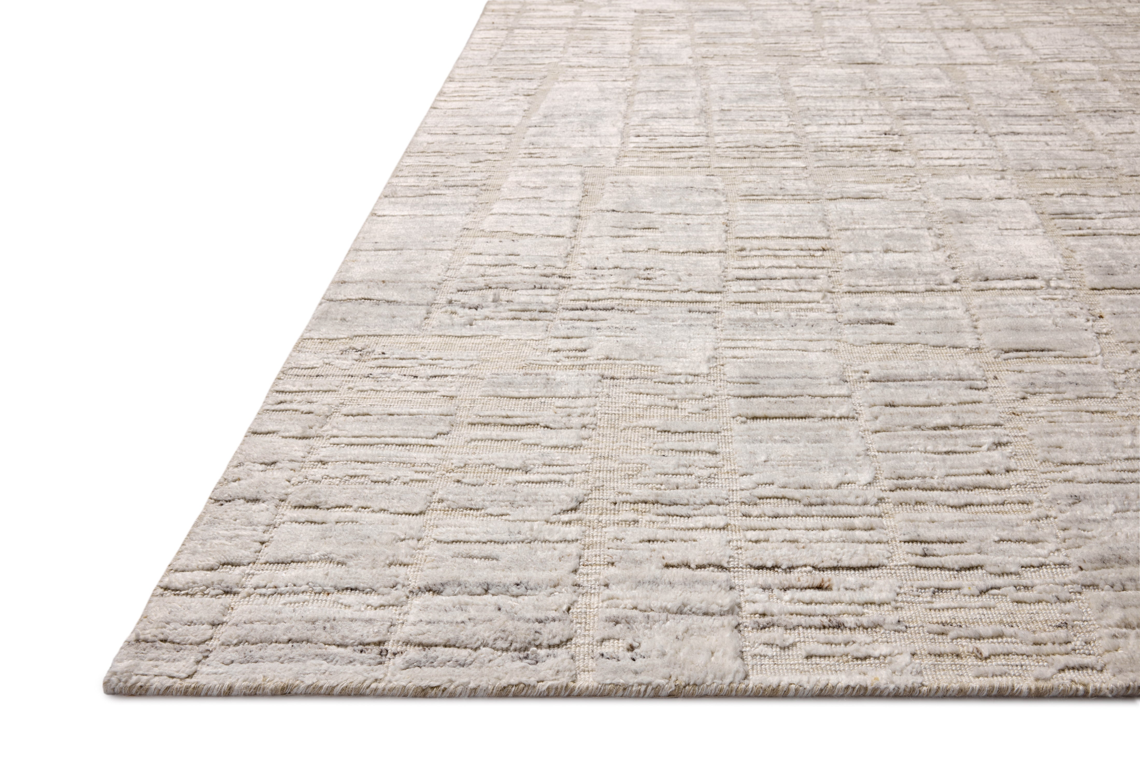 Jean Stoffer x Loloi Daniel Antique Ivory Rug 1- RUGS - wool Loloi